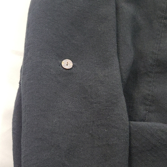 Fridaze Black Linen Women's Tunic/ Jacket Lagen Look - Picture 4 of 8